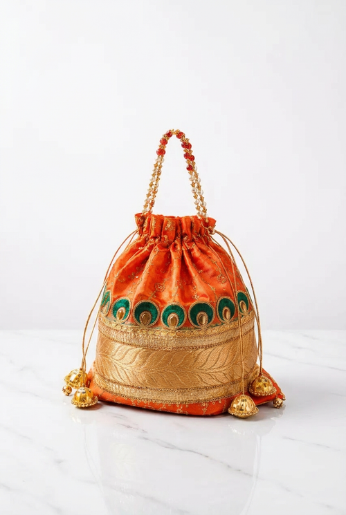 Recycled Cotton Tote Bags – Eco Friendly Sacred Potli | Sustainable Handcrafted Bag